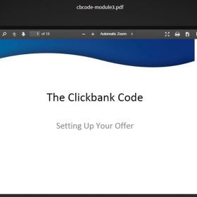 Download Michael Jones - The Clickbank Code