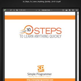 Download John Sonmez - 10 Steps To Learn Anything