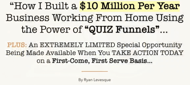 Download Ryan Levesque - The Quiz Funnel Masterclass