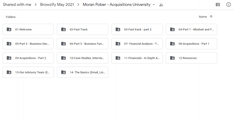 Download Moran Pober - Acquisitions University