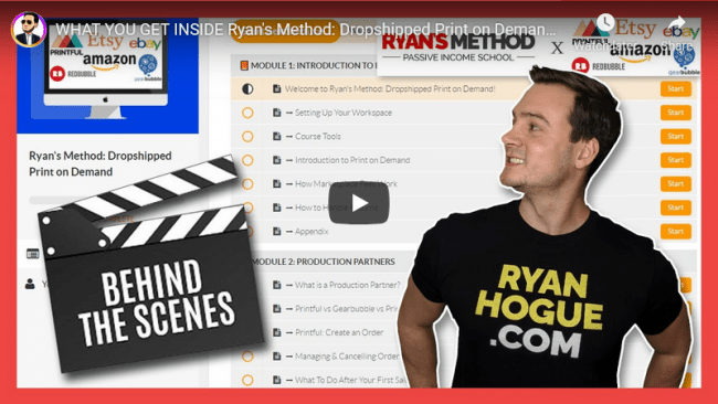 Download Ryan Hogue - Ryan’s Method Dropshipped POD
