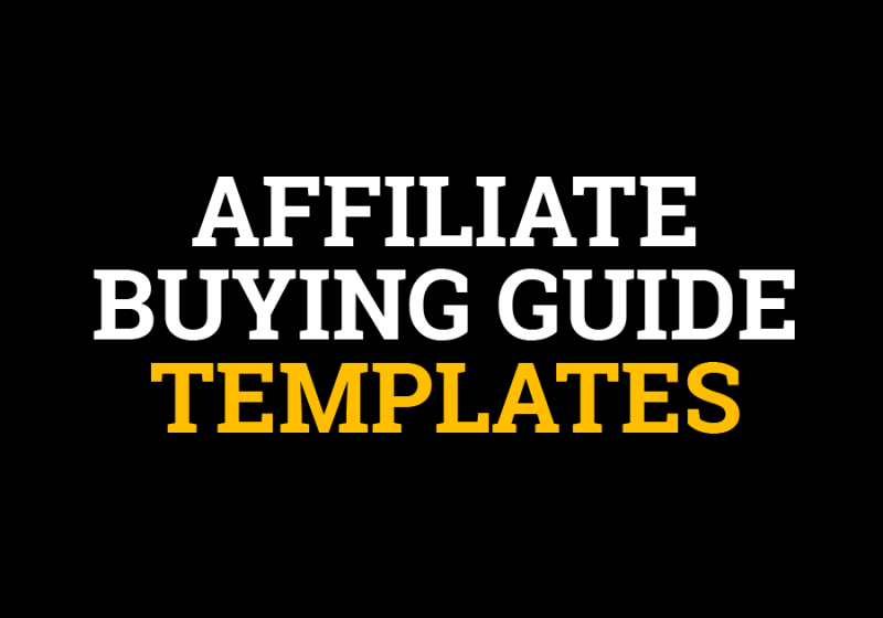 Download Stephen Hockman - Affiliate Buying Guide Templates